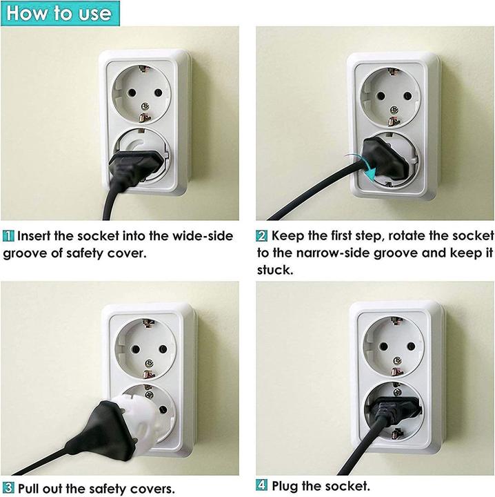 Actual product image Intirilife Socket cover