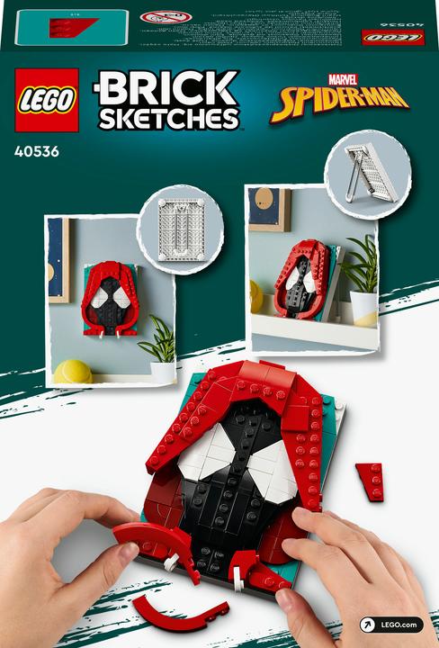 Image du produit LEGO Brick Sketches - Miles Morales (40536)