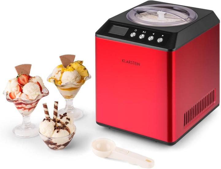 Produktbild Klarstein Vanilla Sky Eismaschine in Rot