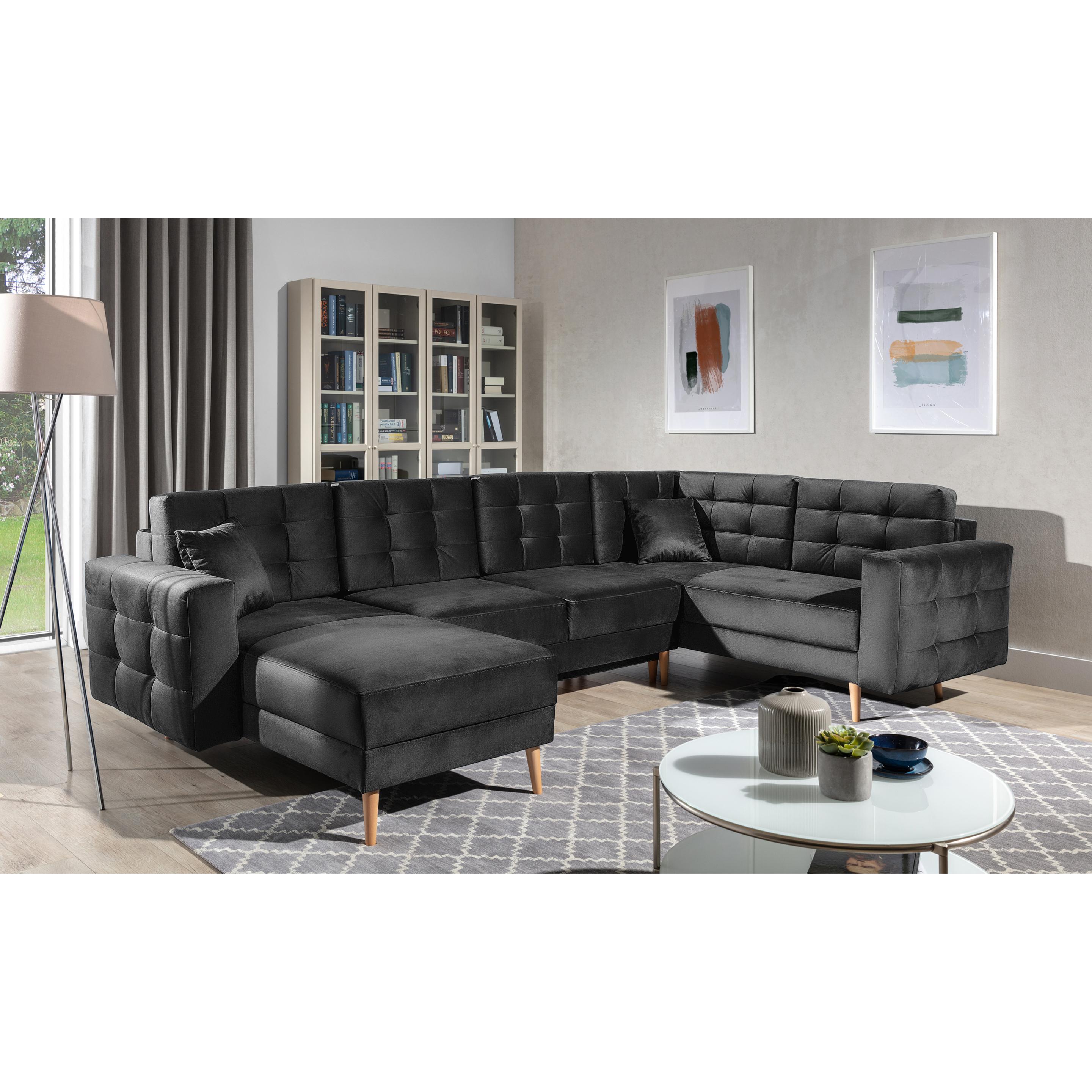 ELTAP, Sofa, Asgard U (5-Sitzer, Bettsofa, Wohnlandschaft)