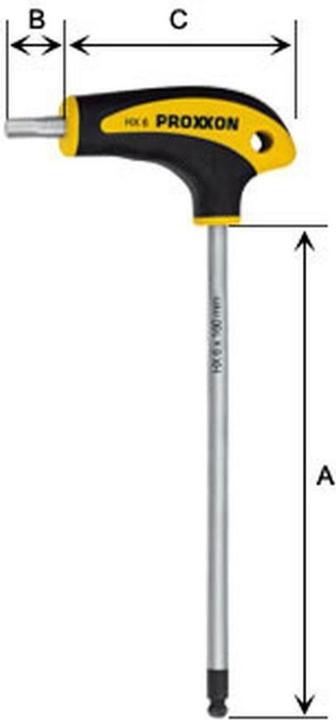Actual product image Proxxon L-handle screwdriver