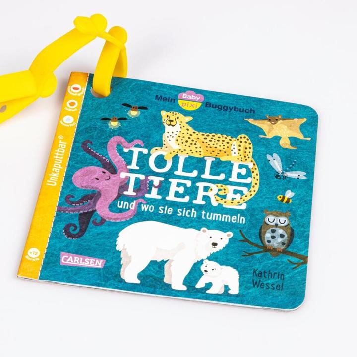 Actual product image Baby Pixi (unbreakable) 154: My Baby Pixi buggy book: Great animals (German)