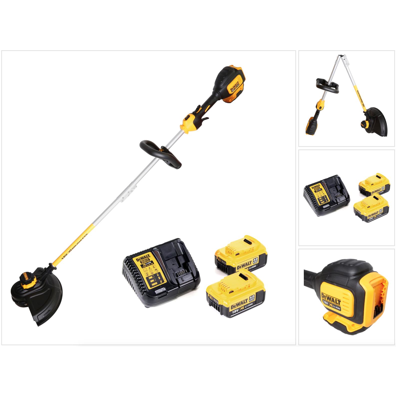 DeWalt, Decespugliatore, DCM 561 PBS 18 V Brushless Li-Ion Akku Rasentrimmer mit geteilter Welle + 2x DCB 182 18V - 4 (Filo di taglio)