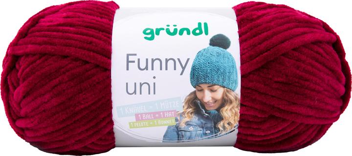 Actual product image Gründl Wool Funny Uni, 100g, approx. 120m (120 m)