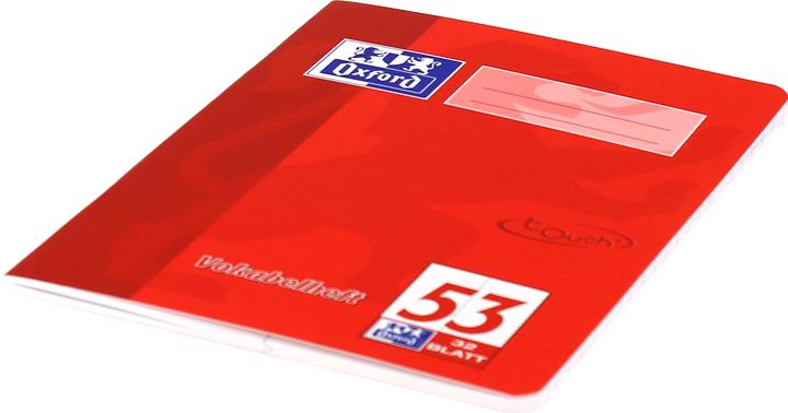 Actual product image Oxford Vocabulary book "TOUCH", A5 (A5, Lined)