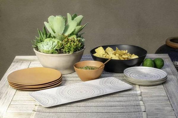 Actual product image Tarhong Petite assiette PLANTA, Ã˜21.6cm, terracotta, set 4 pces (4 x, 21.60 cm)