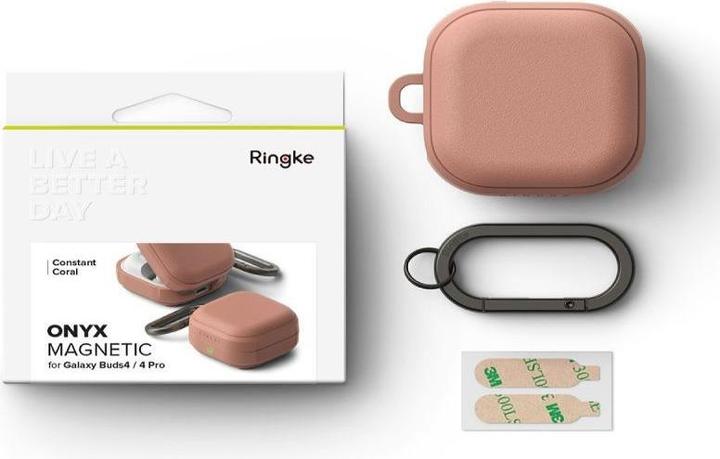 Produktbild Ringke Onyx Magnetisch Magsafe Samsung Galaxy Buds 4 / 4 Pro Constant Coral (Ladecase Hülle)