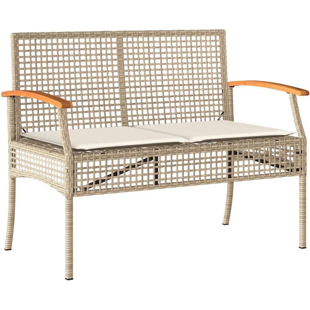 VidaXL, Gartenbank, 10-tlg. Garten-Lounge-Set mit Kissen