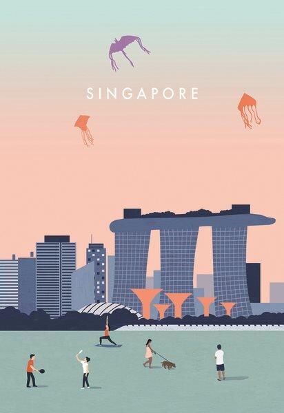 Actual product image Ravensburger Puzzle 12001379 - Singapore - 99 pieces Puzzle Moment for adults and children from 14 (99 pieces)