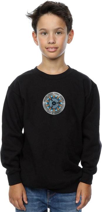 Produktbild Jungen Avengers Endgame Tony Stark Herz Sweatshirt (128)