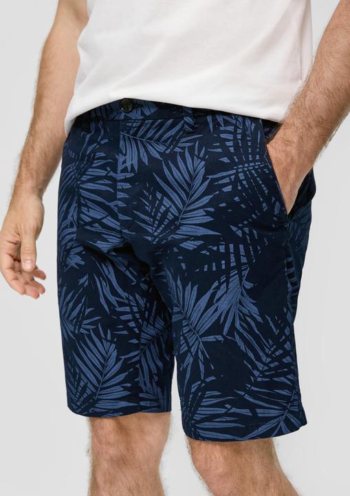 Image du produit s.Oliver Bermuda Bermuda mit All-over-Print aus Baumwoll-Stretch (32)