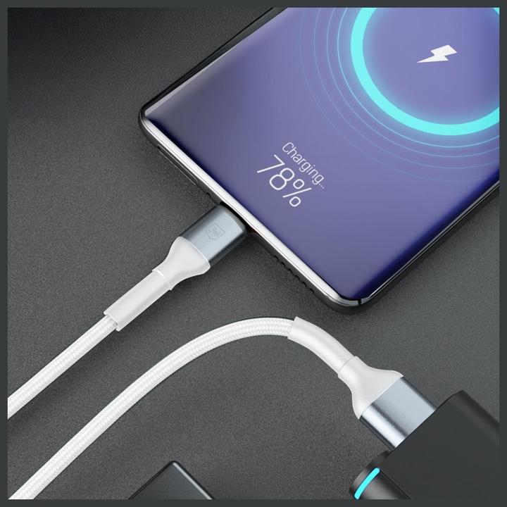 Produktbild 3MK Kabel Hyper Cable N-SERIES USB-A do Lightning 2m 5V/2.4A 12W biały (2 m, 12 W)