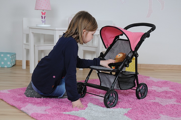 Image du produit Knorrtoys Poussette de poupée Liba - jeans grey