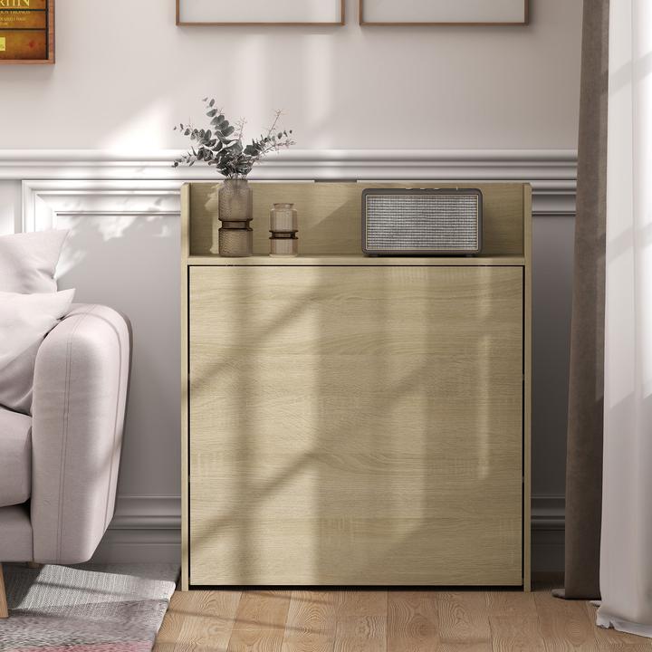 Produktbild Homcom Esstisch MDF, Stahl Eiche