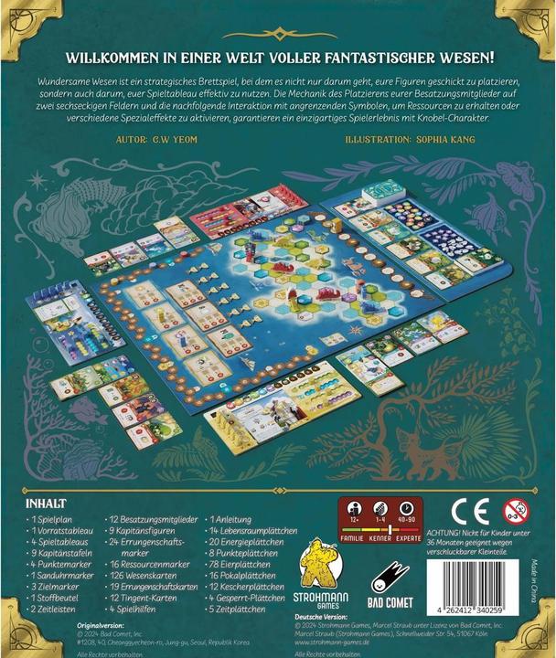 Produktbild Strohmann Games Wundersame Wesen (Deutsch, 1 - 4 Spieler)