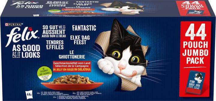 Actual product image Felix Multipack: As good as it looks (Adult, 44 pcs., 3740 g)