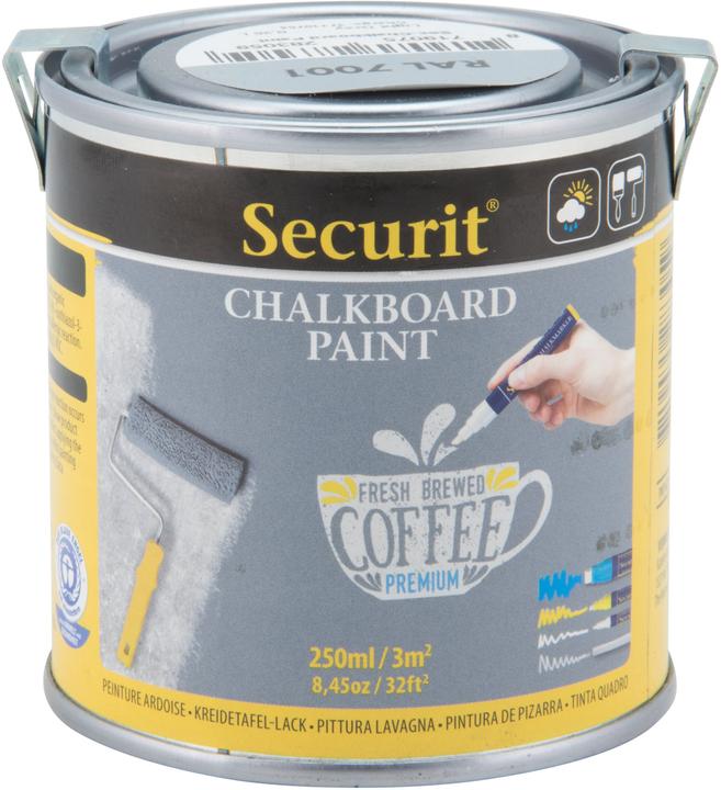 Produktbild Securit Kreidetafellack (Grau, 0.25 l)