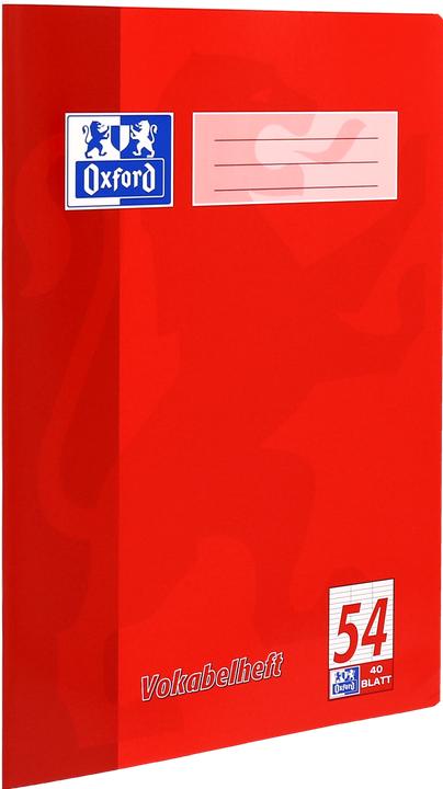Produktbild Oxford Vokabelheft (A4, Liniert, Harter Einband)