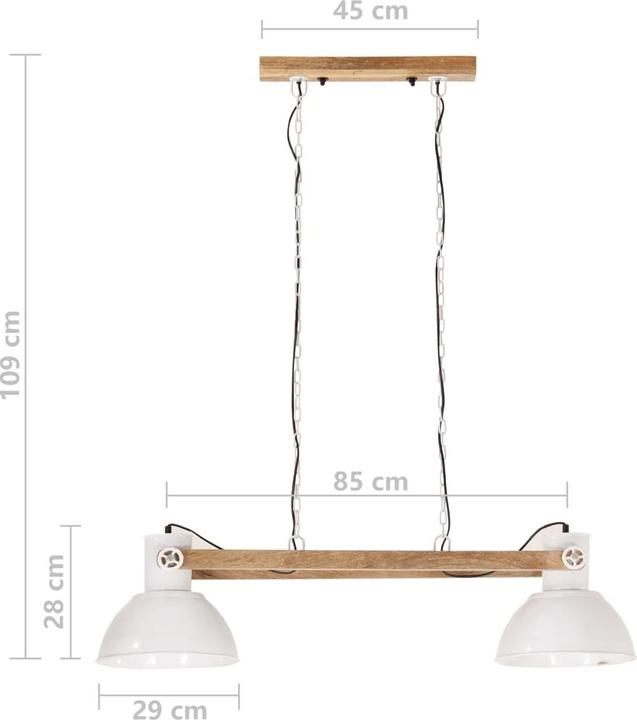 Produktbild vidaXL Deckenleuchte (E27)