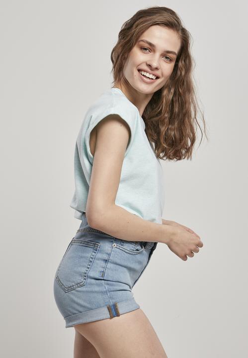 Image du produit Urban Classics Ladies Color Melange Extended Shoulder Tee (4XL)