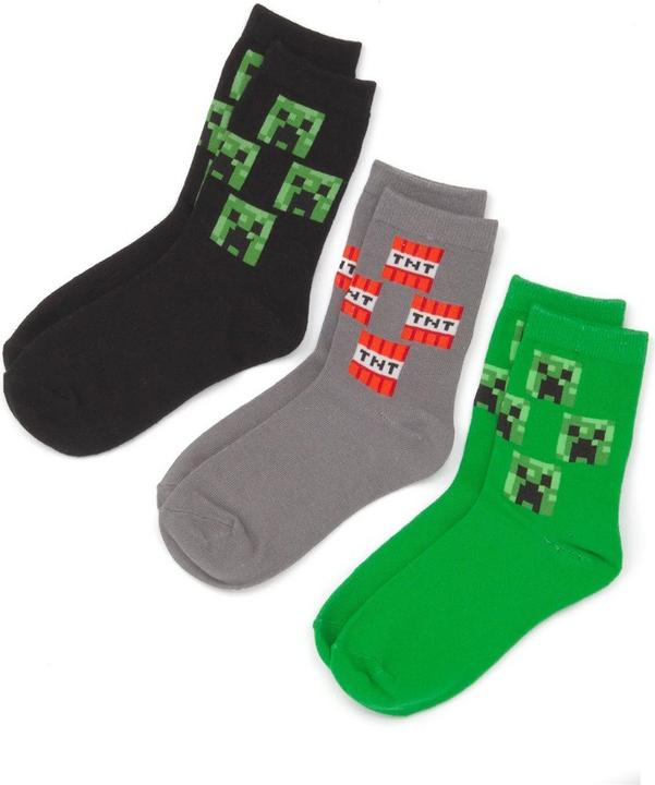 Produktbild Minecraft Knöchelsocken Set Jungen (3Erpack) (3er Pack, 31, 36)