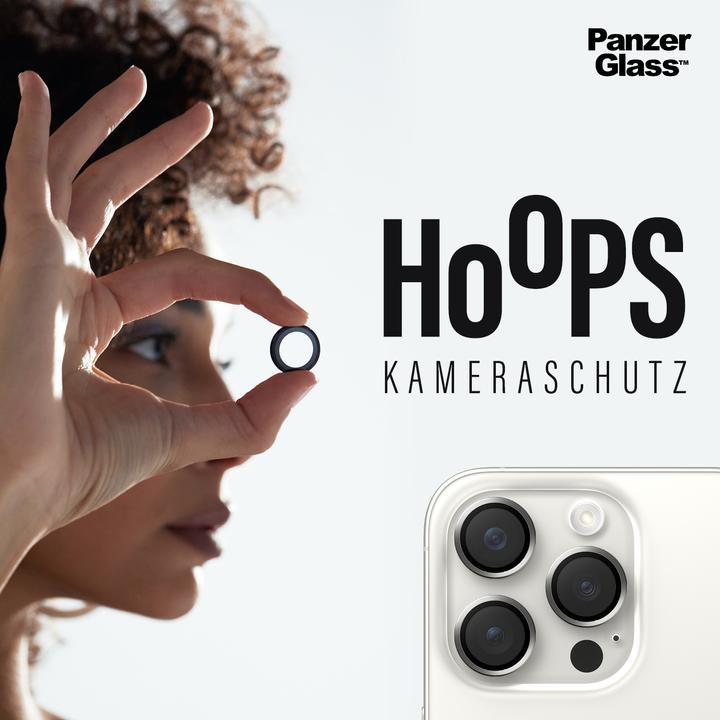 Actual product image PanzerGlass Hoops Camera Lens Protector (1 Piece, Apple iPhone 15 Pro Max, Apple iPhone 15 Pro)