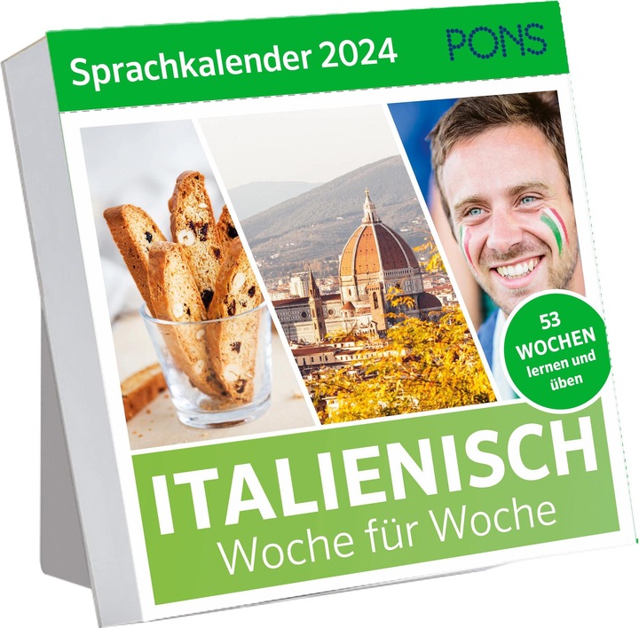 Produktbild Sprachkalender 2024 Italienisch (Italienisch, Deutsch)