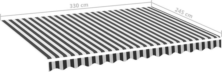 Actual product image vidaXL Ersatz-Markisenstoff (350 x 250 cm)