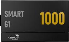 Actual product image AeroCool Smart G1 80 PLUS Gold Netzteil, PCIe 5.1, ATX 3.1 - 1000 Watt, schwarz (1000 W)