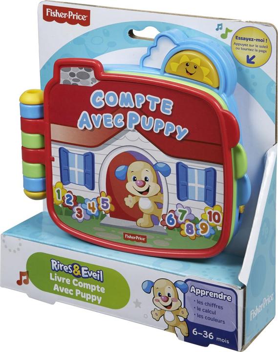 Image du produit Fisher-Price Lernspass Hündchens Zahlenbuch (FR) (livre de chiffres du chien) (Français)