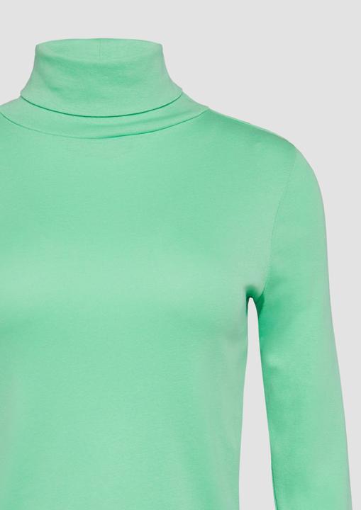 Immagine prodotto S.Oliver T-Shirt Elastisches Langarmshirt mit Rollkragen (46)
