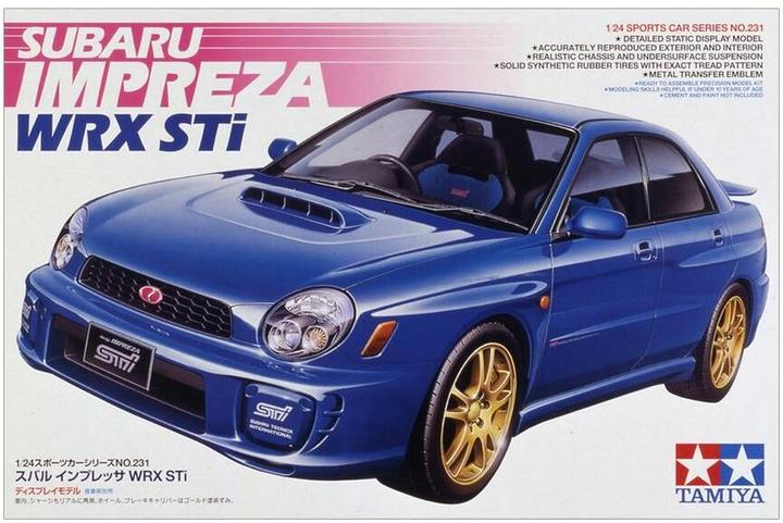 Actual product image Tamiya Impreza STi