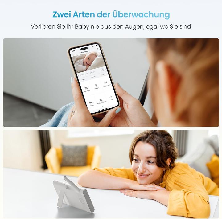 Produktbild IeGeek Babyphone (Babyphone mit Kamera, 300 m)