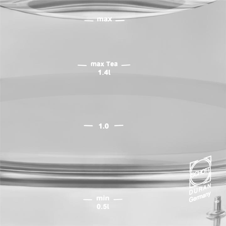 Produktbild WMF Glas Wasserkocher mit Temperaturwahl 1,7l Teesieb Warmhaltefunktion Lono 3000W (1.70 l)