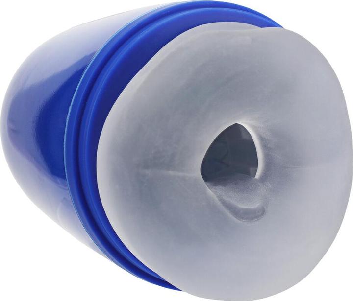 Actual product image Shots Pulsar - Negative Pressure Suction and Vibration Masturbator Pump - Metallic Blue