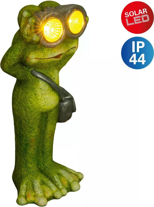 Produktbild Näve LED Solarleuchte FROSCH H: 30 cm (3 lm, IP44)