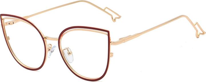 Immagine prodotto Techsuit - Anti-Blue Light Glasses Reflex Metal (F95597-C8) - Butterfly - Red