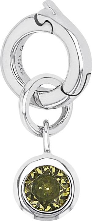 Produktbild Amor Charms für Damen, 925 Sterling Silber, Zirkonia synth. | August (Silber 925)