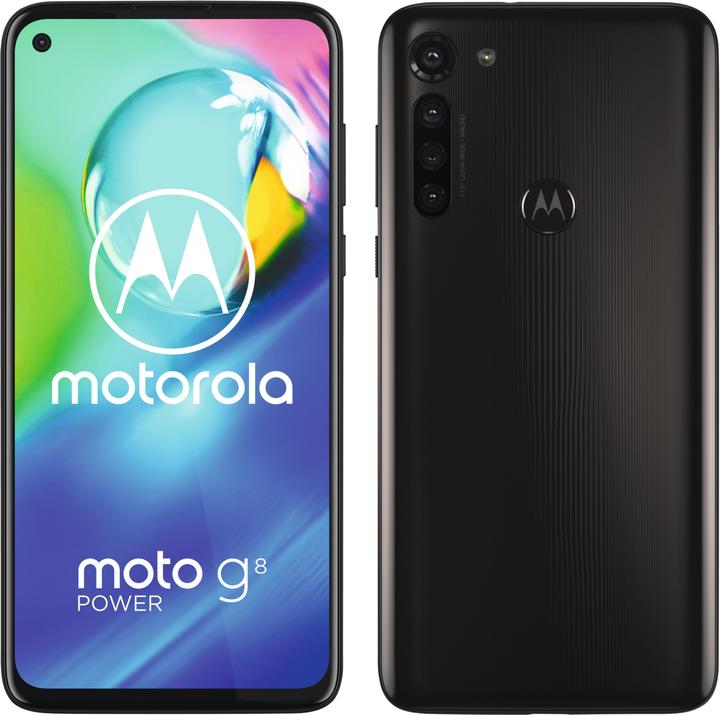 Produktbild Motorola Moto G8 Power (64 GB, Smoke Black, 6.40", Hybrid Dual SIM, 4G)