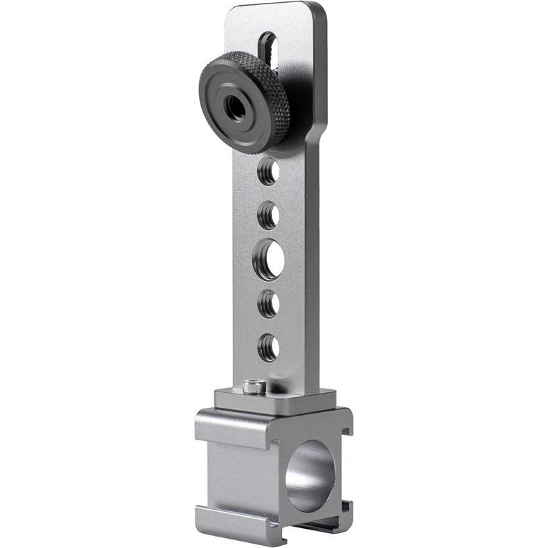 Caruba Cold Shoe Mount fÃ¼r Vlog (Airgrade Aluminium) (Gimbal Halterung), Gimbal Zubehör, Silber