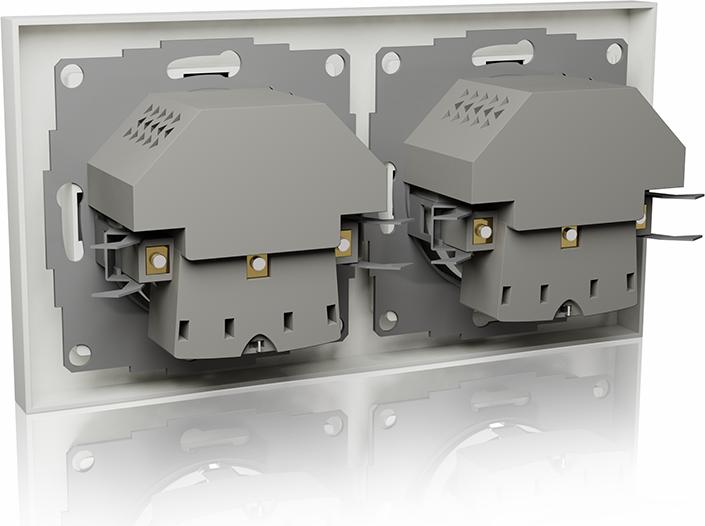 Produktbild Icy Box IB-MPS4200W-PD - Steckdose - 2P+E - Typ F, USB, USB Typ-C - mit Verschluss - 1 S