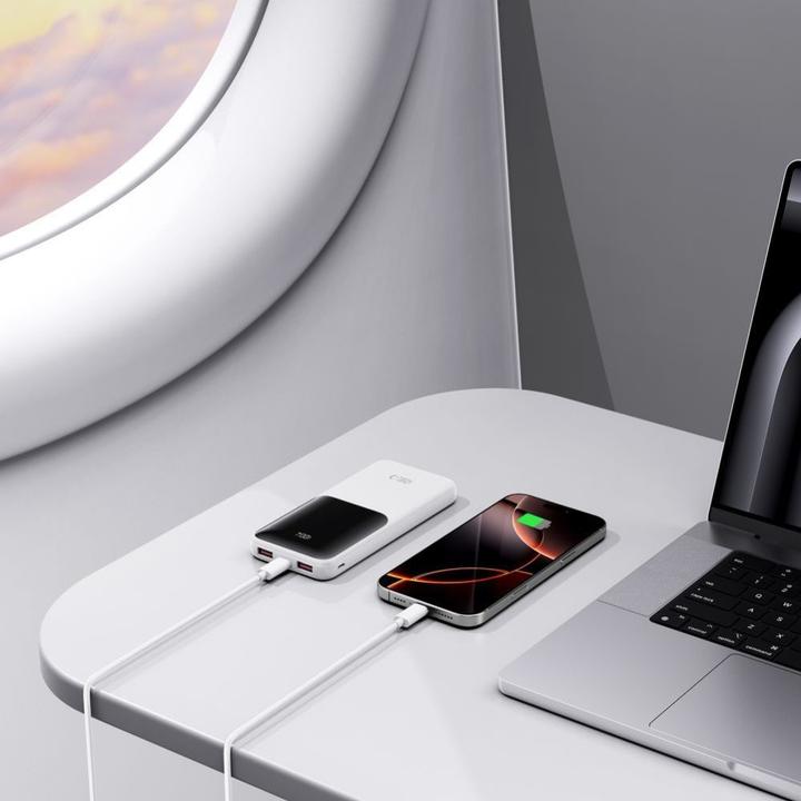 Immagine prodotto Tech-Protect Powerbank PB01 10000mAh 22.5W - white (10000 mAh, 22.50 W)