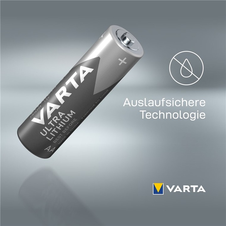Actual product image Varta Ultra Lithium (2 pcs., AA, 3000 mAh)