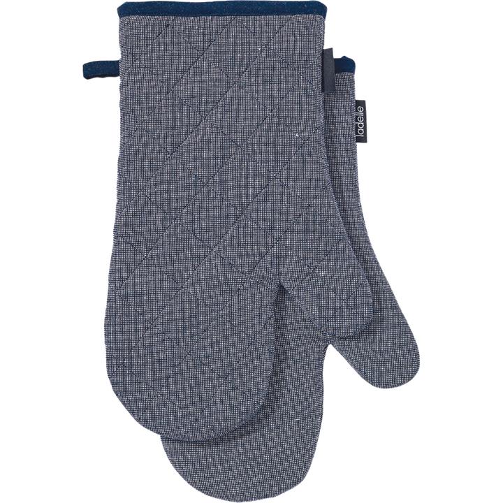 Image du produit Ladelle Lot de 2 gants de four recyclés Eco Navy 18 x 33 cm (Le coton recyclé, Polyester)