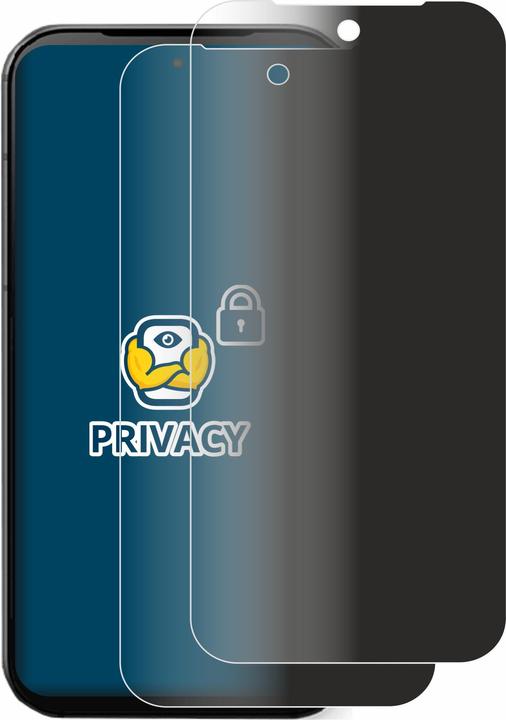 Actual product image BROTECT Anti-spy privacy film Blue light protection film (2 Piece, Fairphone 5)