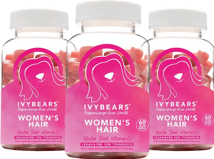 Actual product image IVYBears 3 month pack for women (3 Piece, Gummies, 450 g)