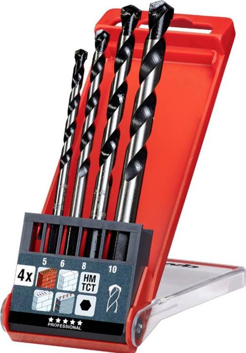 Immagine prodotto kwb Set di punte per calcestruzzo e pietra ROCKER 4 pezzi. (5 mm, 6 mm, 8 mm, 10 mm)