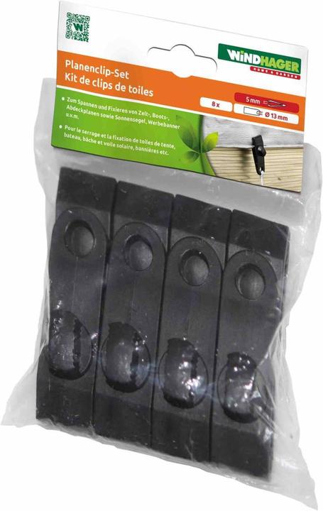 Image du produit Windhager Jeu de pinces à bâche 8pcs