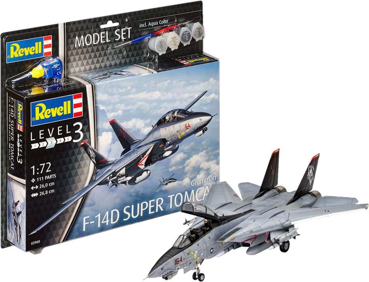 Actual product image Revell Model Set F-14D Super Tomcat