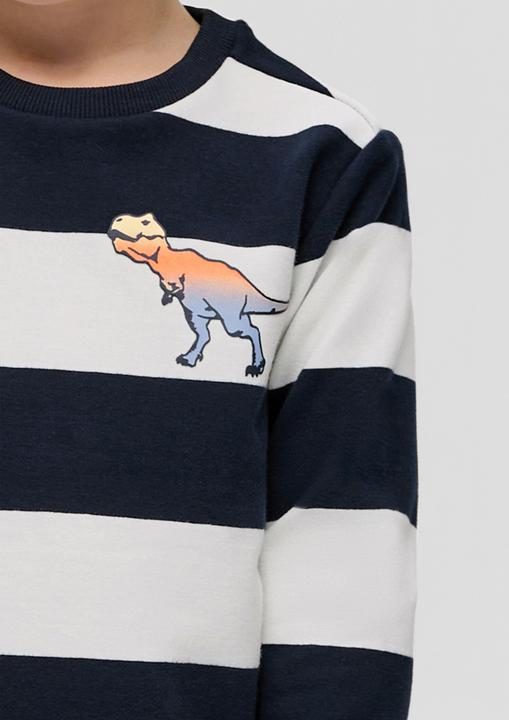 Produktbild s.Oliver Sweatshirt Sweatshirt mit Print-Detail (116, 122)